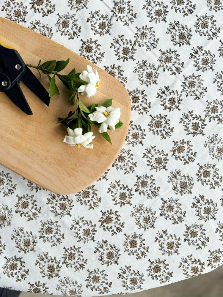 Plow & Hearth Lotus Table Throw