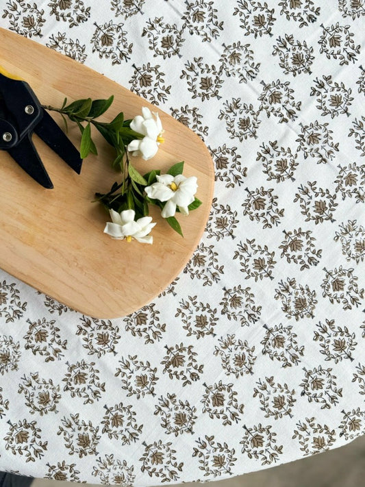 Plow & Hearth Lotus Table Throw