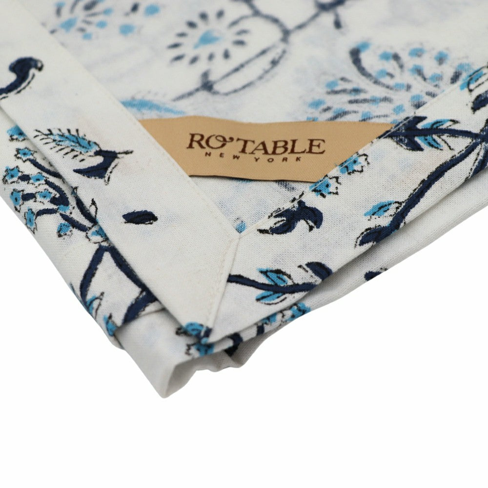 Plow & Hearth Eleanor Royal Blue Tablecloth