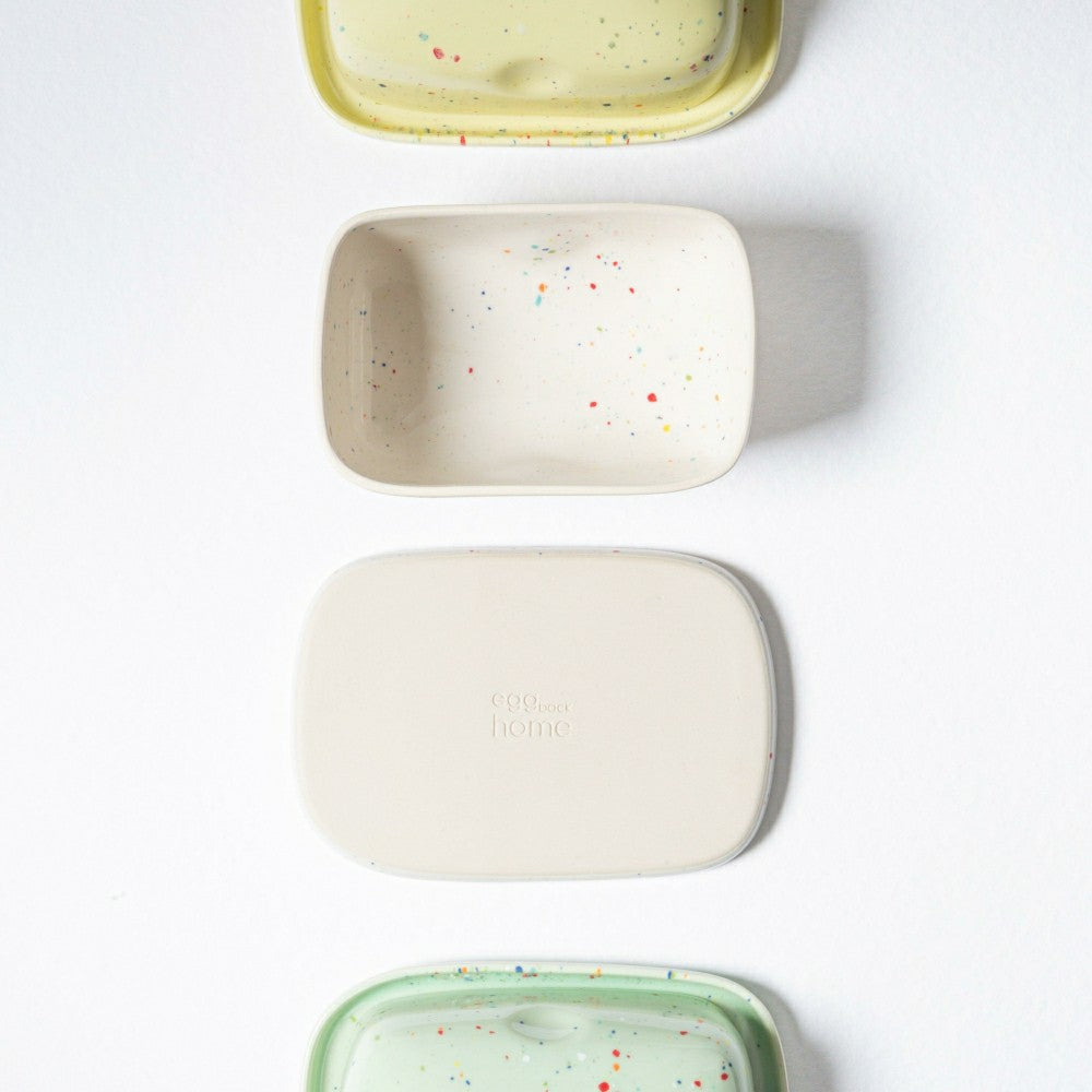 Plow & Hearth Stoneware Ceramic Butter Dish