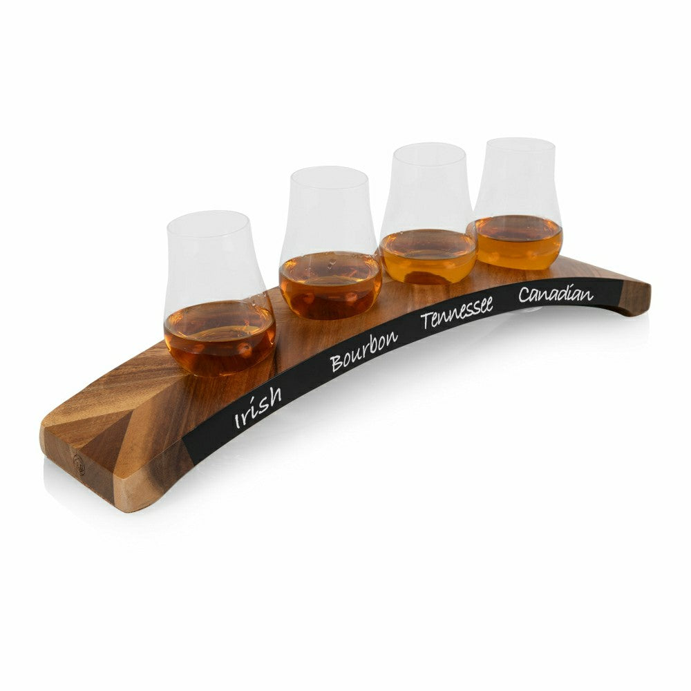 Plow & Hearth Lowlands Whiskey Flight Glencairn® Glass Tasting Set