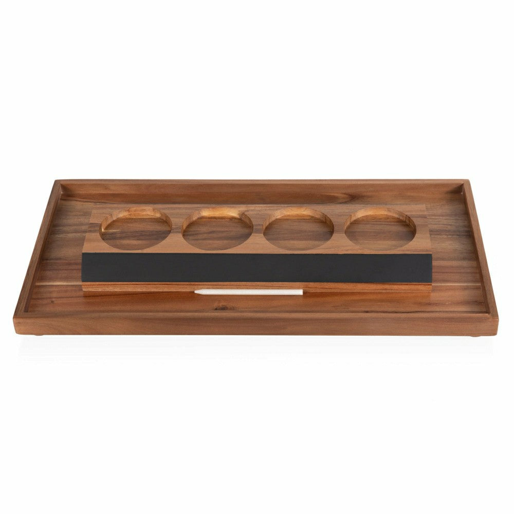 Plow & Hearth Cava Wine Tasting Kit with 4 Glass Carafes