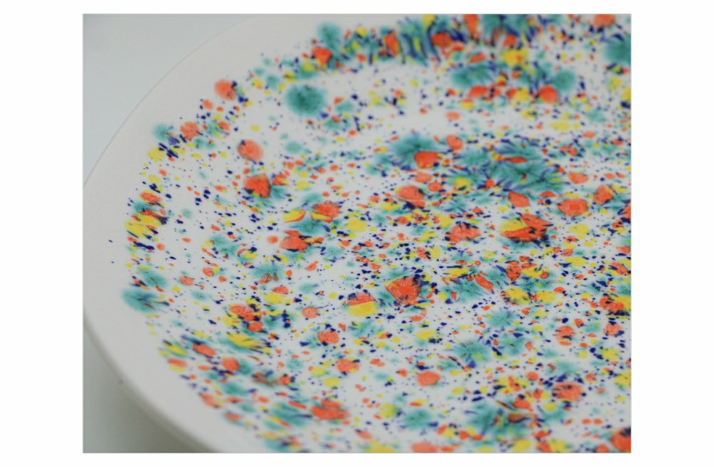 Plow & Hearth Spring Artisan Dinner Plate