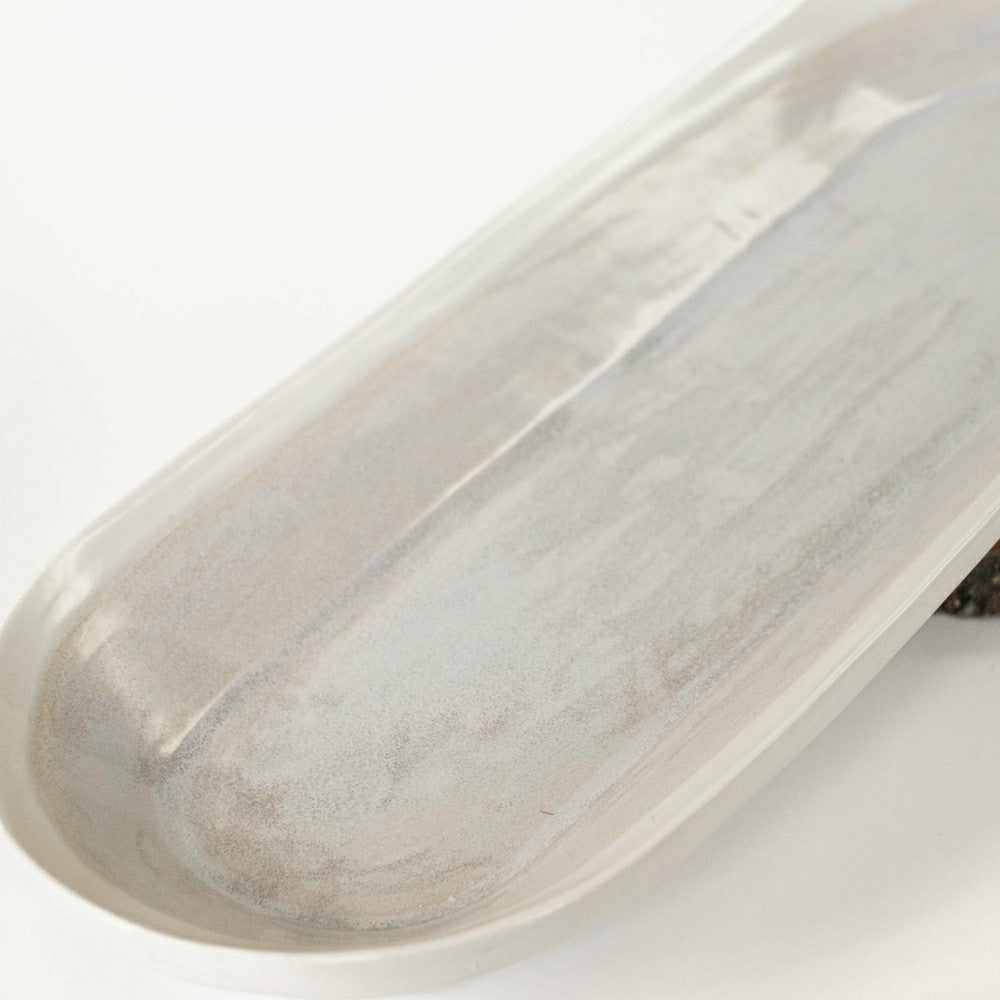Plow & Hearth Artisan Long Oval Dish