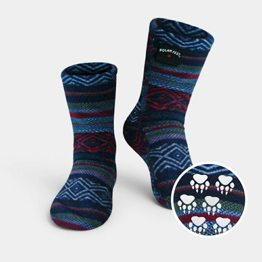 Plow & Hearth Polar Feet Adult Socks - Nordic