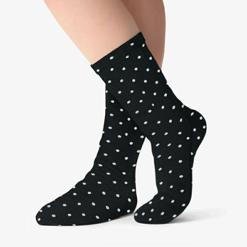 Plow & Hearth Polar Feet Adult Socks - Domino