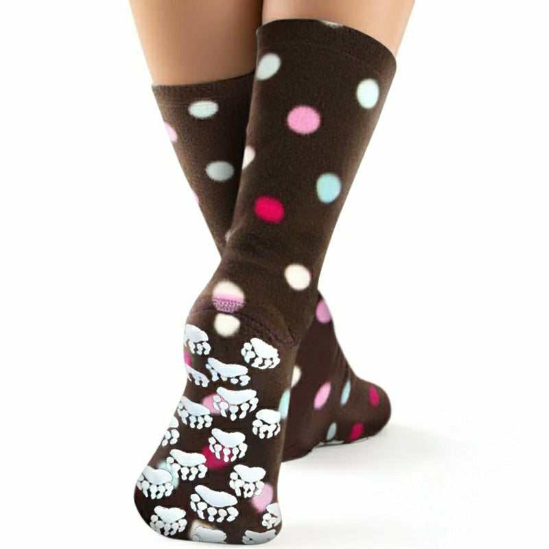 Plow & Hearth Polar Feet Fleece Socks - Smarties