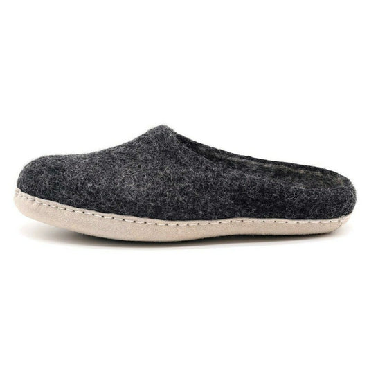 Plow & Hearth Mens Astoria Wool House Slippers