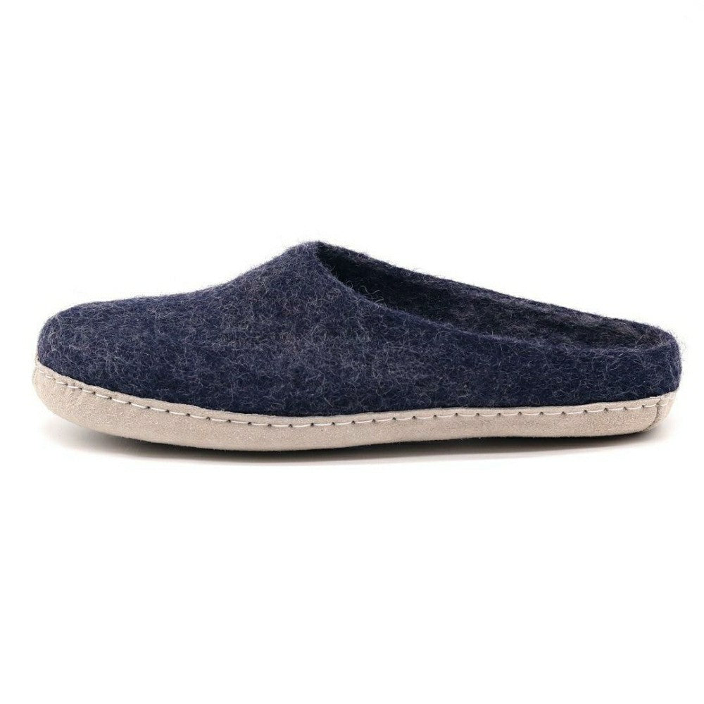 Plow & Hearth Mens Astoria Wool House Slippers