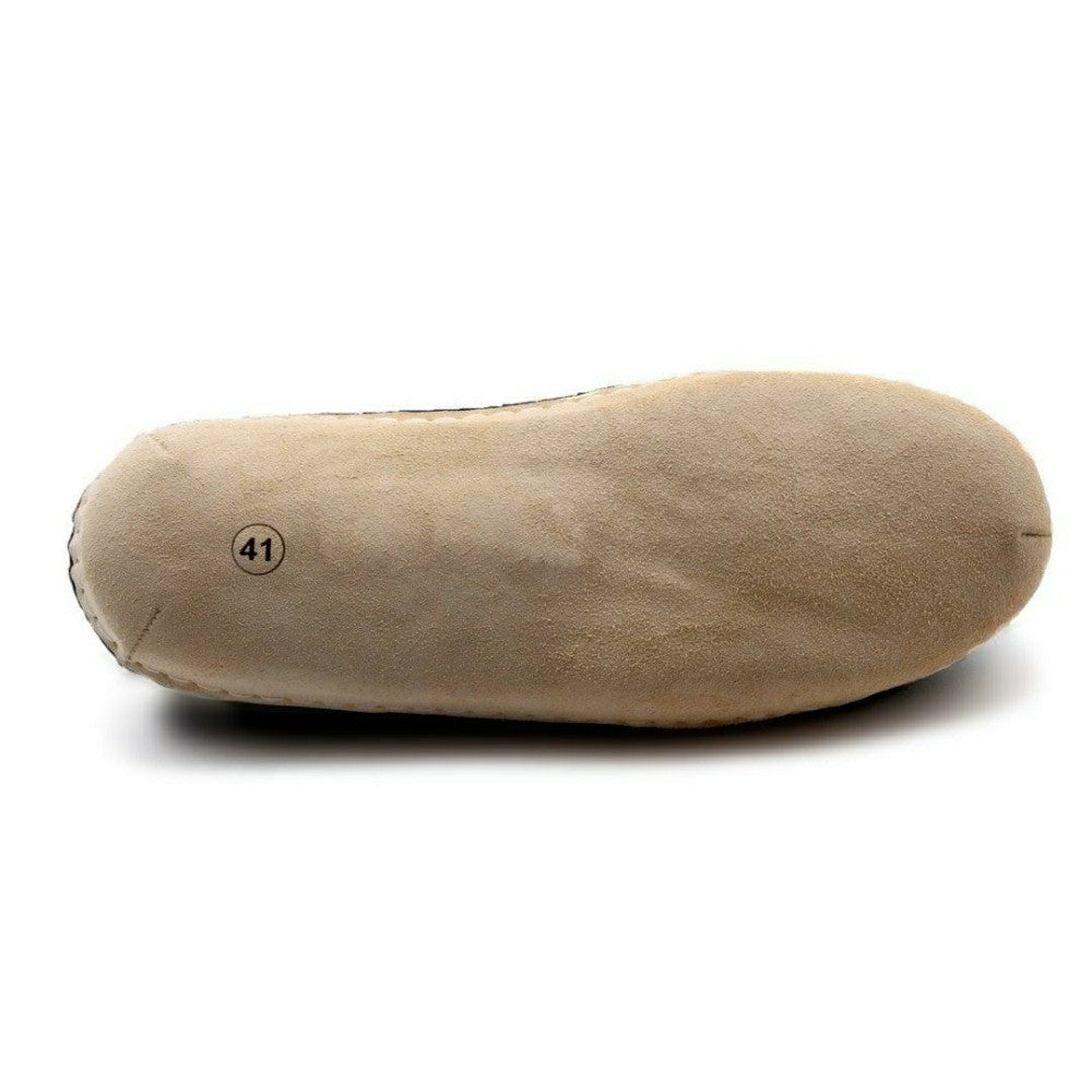 Plow & Hearth Mens Astoria Wool House Slippers
