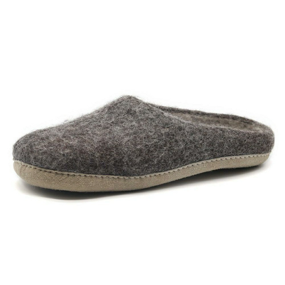 Plow & Hearth Mens Astoria Wool House Slippers