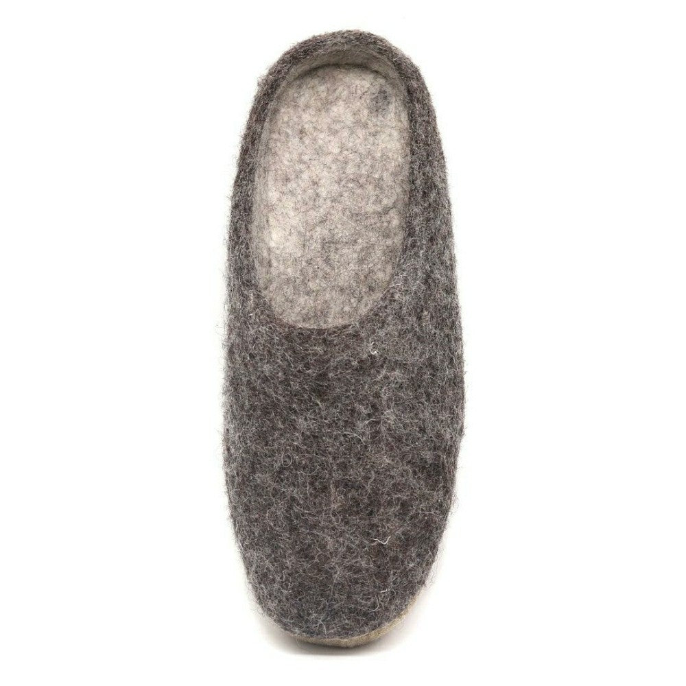 Plow & Hearth Mens Astoria Wool House Slippers