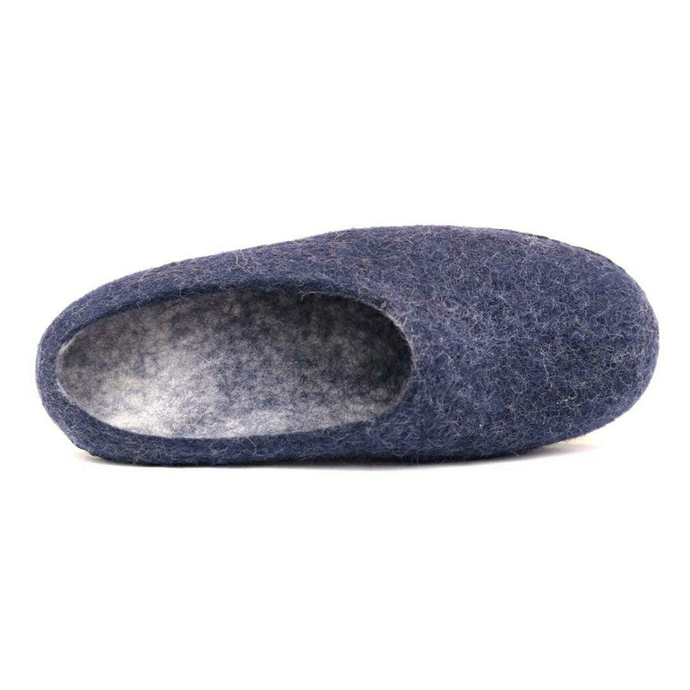 Plow & Hearth Mens Astoria Noir Wool House Slippers
