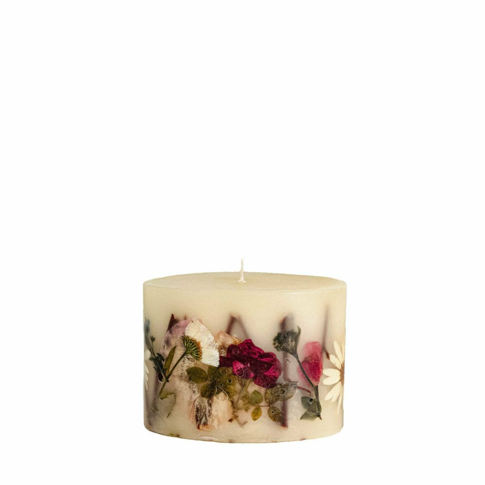Plow & Hearth Apricot Rose Petite Oval Botanical Candle