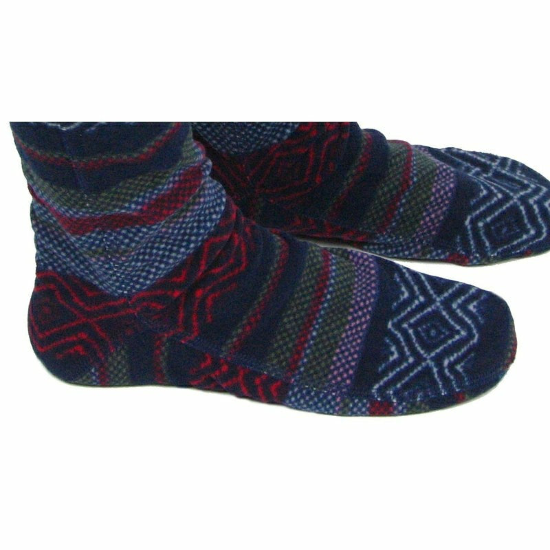 Plow & Hearth Over The Knee Fleece Socks - Nordic