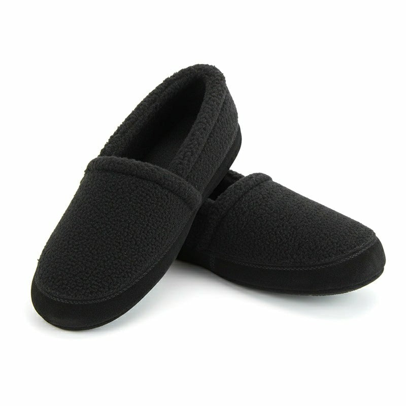 Plow & Hearth Polar Feet Women's Perfect Mocs - Black Berber