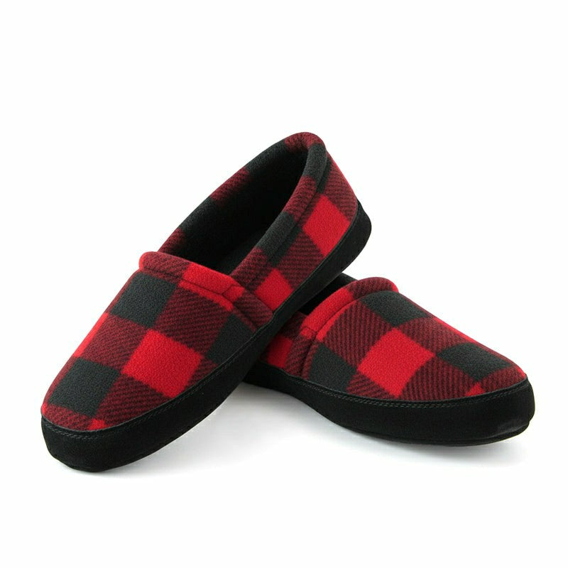 Plow & Hearth Polar Feet Men's Perfect Mocs - Lumberjack