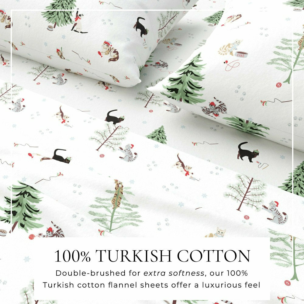 Plow & Hearth 100% Turkish Cotton Flannel Sheet Sets - Boulder Collection