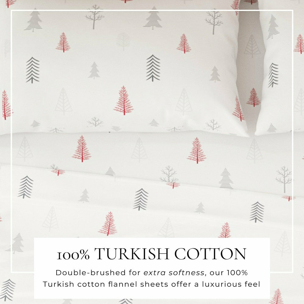 Plow & Hearth 100% Turkish Cotton Flannel Sheet Sets - Boulder Collection