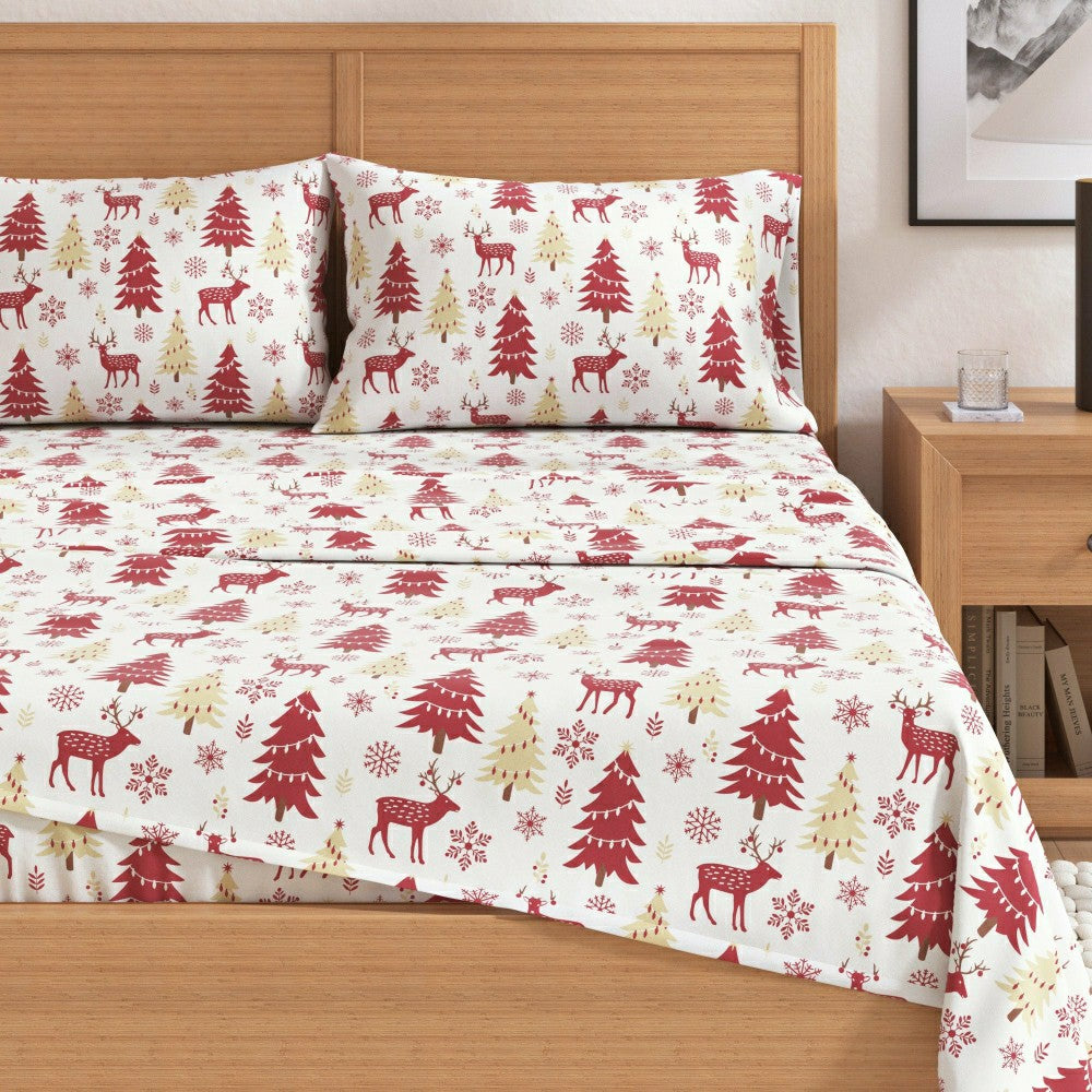 Plow & Hearth 100% Turkish Cotton Flannel Sheet Sets - Boulder Collection
