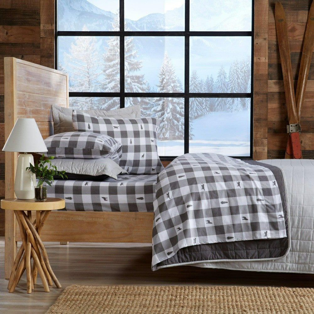 Plow & Hearth 100% Turkish Cotton Flannel Sheet Sets - Boulder Collection