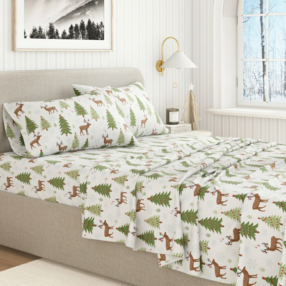 Plow & Hearth 100% Turkish Cotton Flannel Sheet Sets - Boulder Collection