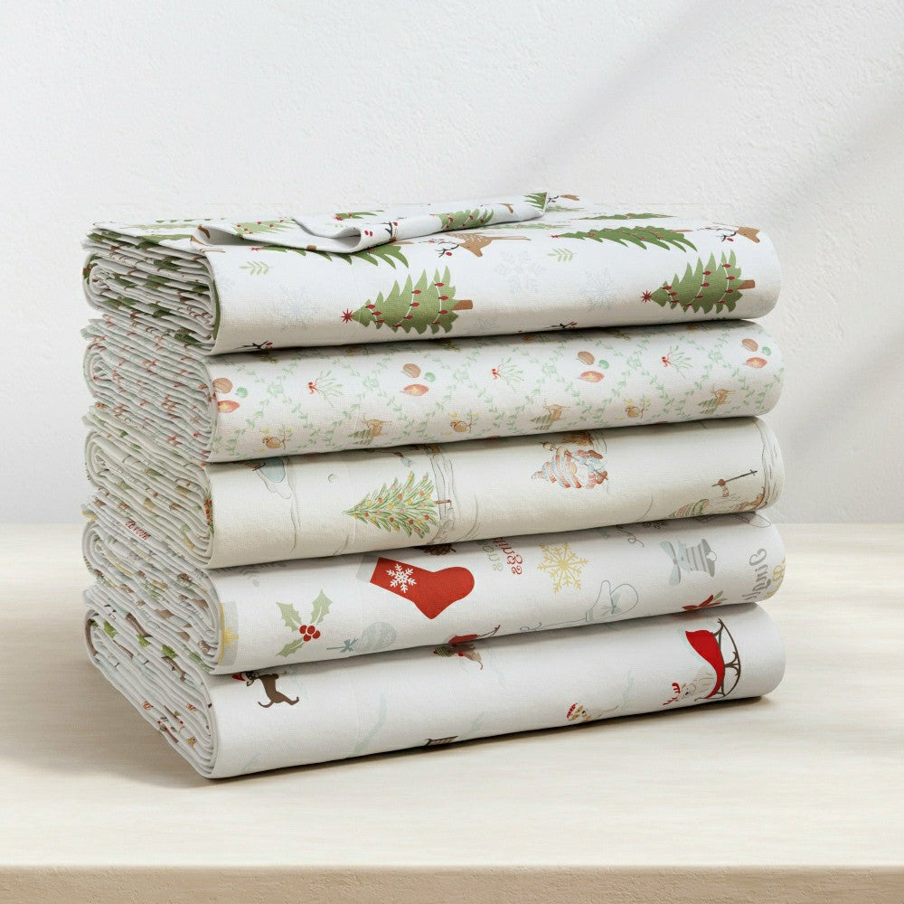 Plow & Hearth 100% Turkish Cotton Flannel Sheet Sets - Boulder Collection