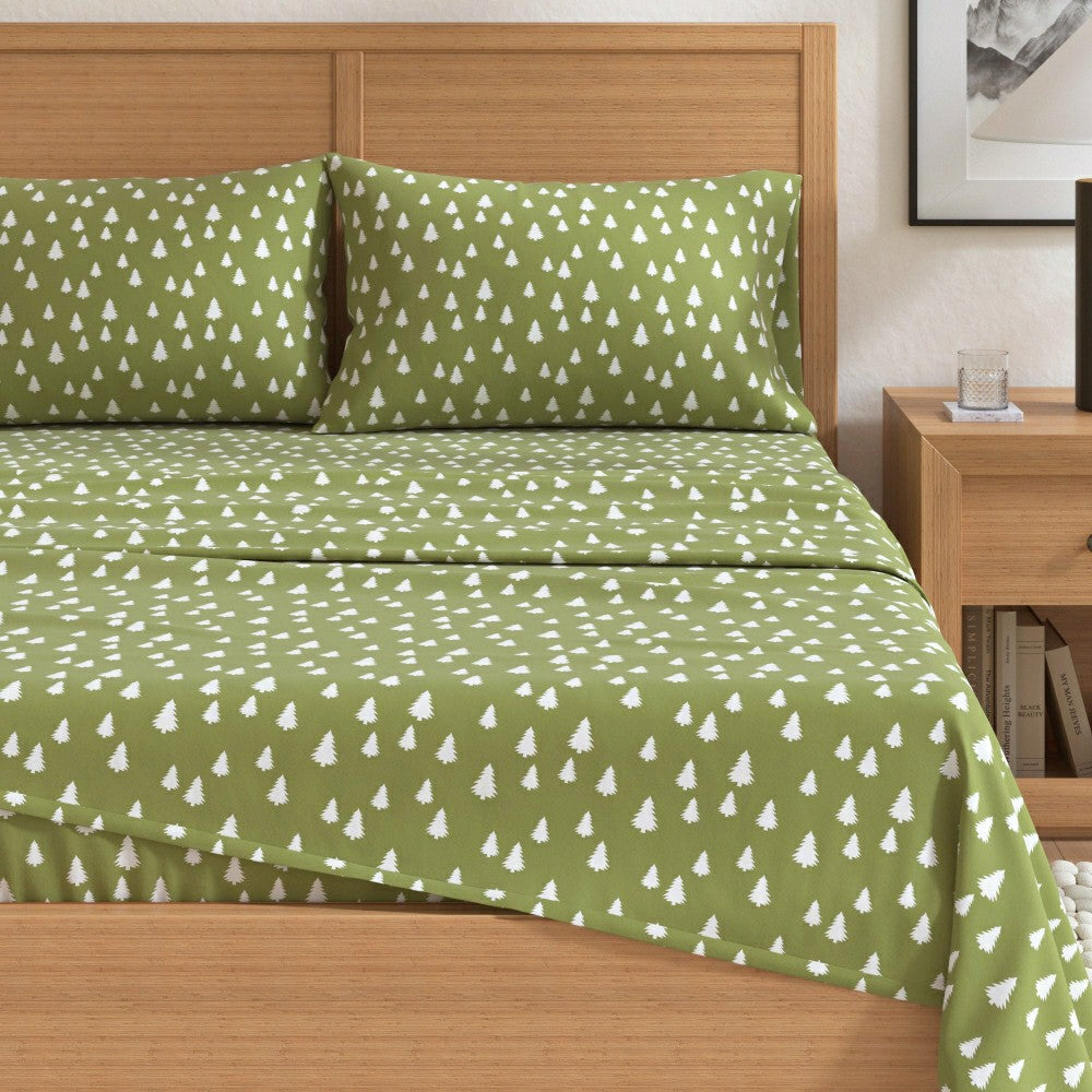 Plow & Hearth 4-Piece Turkish Cotton Flannel Sheet - Lakeview Collection