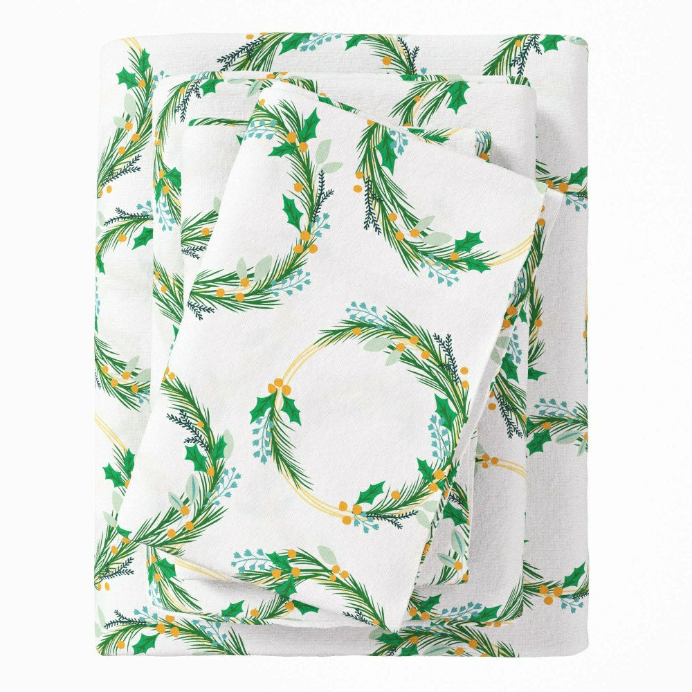 Plow & Hearth 4-Piece Turkish Cotton Flannel Sheet - Lakeview Collection