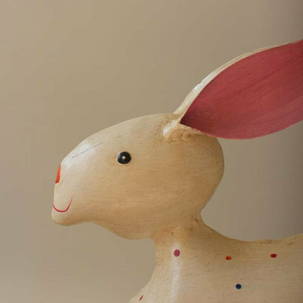 Plow & Hearth Metal Rabbit Garden Statue, Set of 2