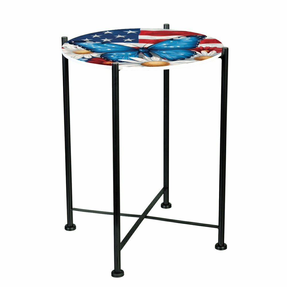 Plow & Hearth Patriotic Butterfly PVC16"D Door Décor