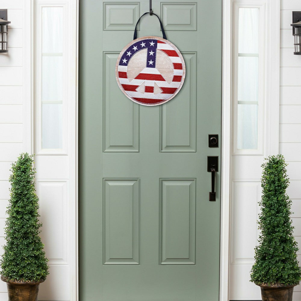 Plow & Hearth United In Peace Door Decor