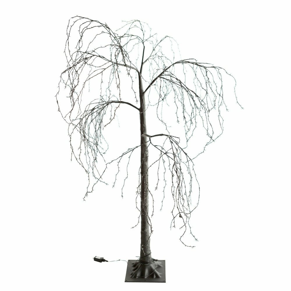 Plow & Hearth Indoor/Outdoor Halloween Weeping Willow, 6'H with 500 Lights