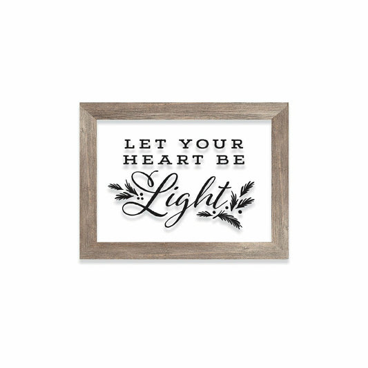 Plow & Hearth Framed Christmas Wishes Holiday Accents, Set of 3