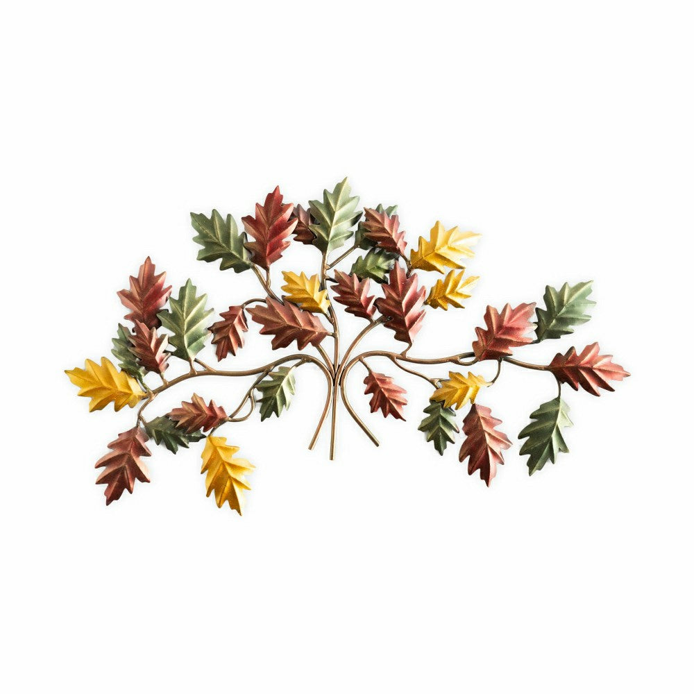 Plow & Hearth Autumn Leaves Metal Wall Art