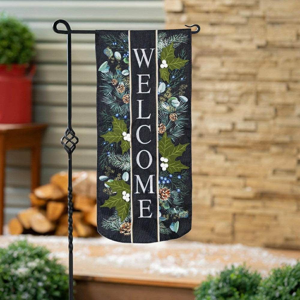 Plow & Hearth Winter Foliage Welcome Everlasting Impressions