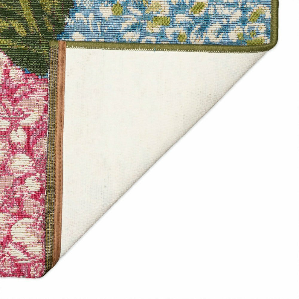 Plow & Hearth Hydrangeas Indoor/Outdoor Rug