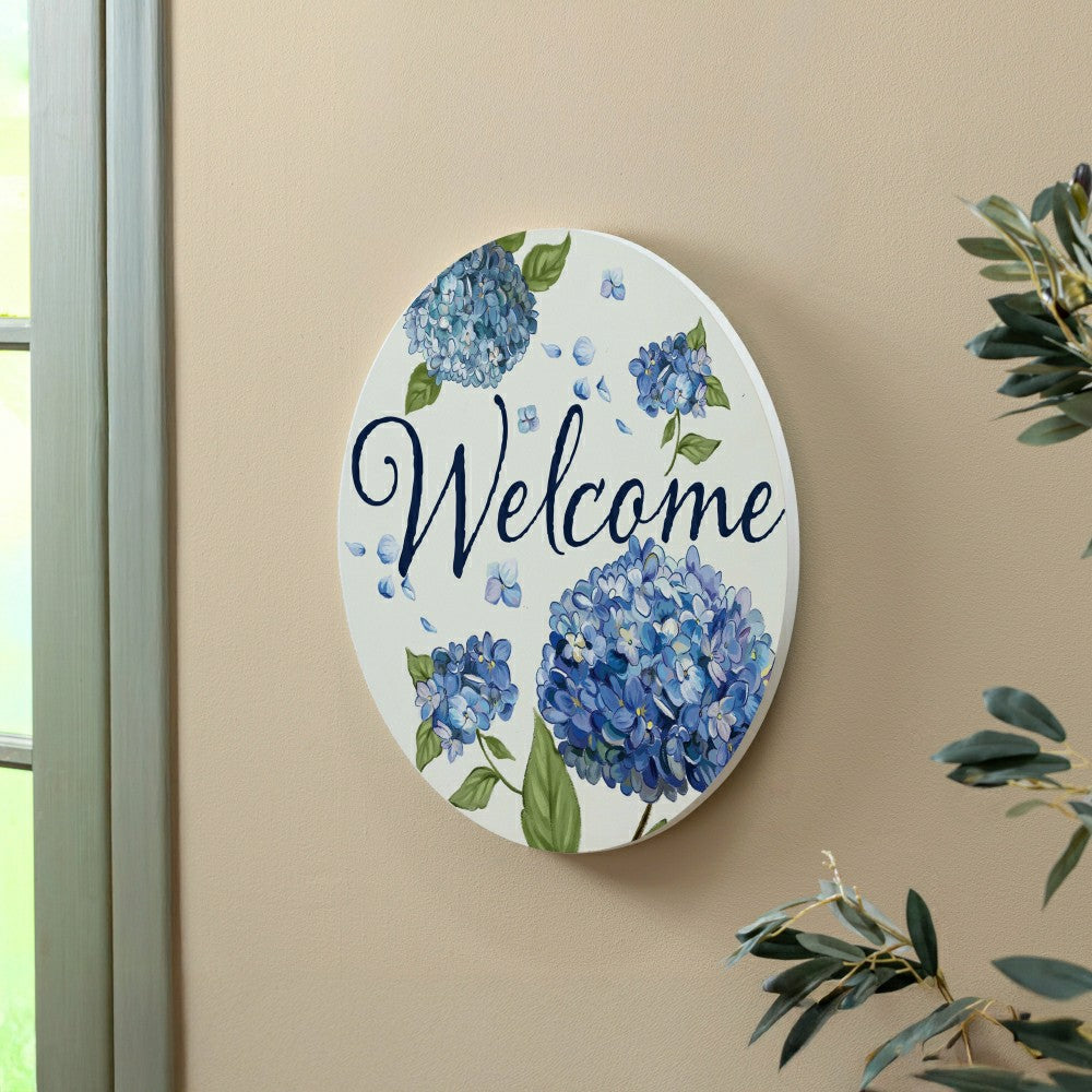 Plow & Hearth Hydrangea Haven, 18" Door Décor