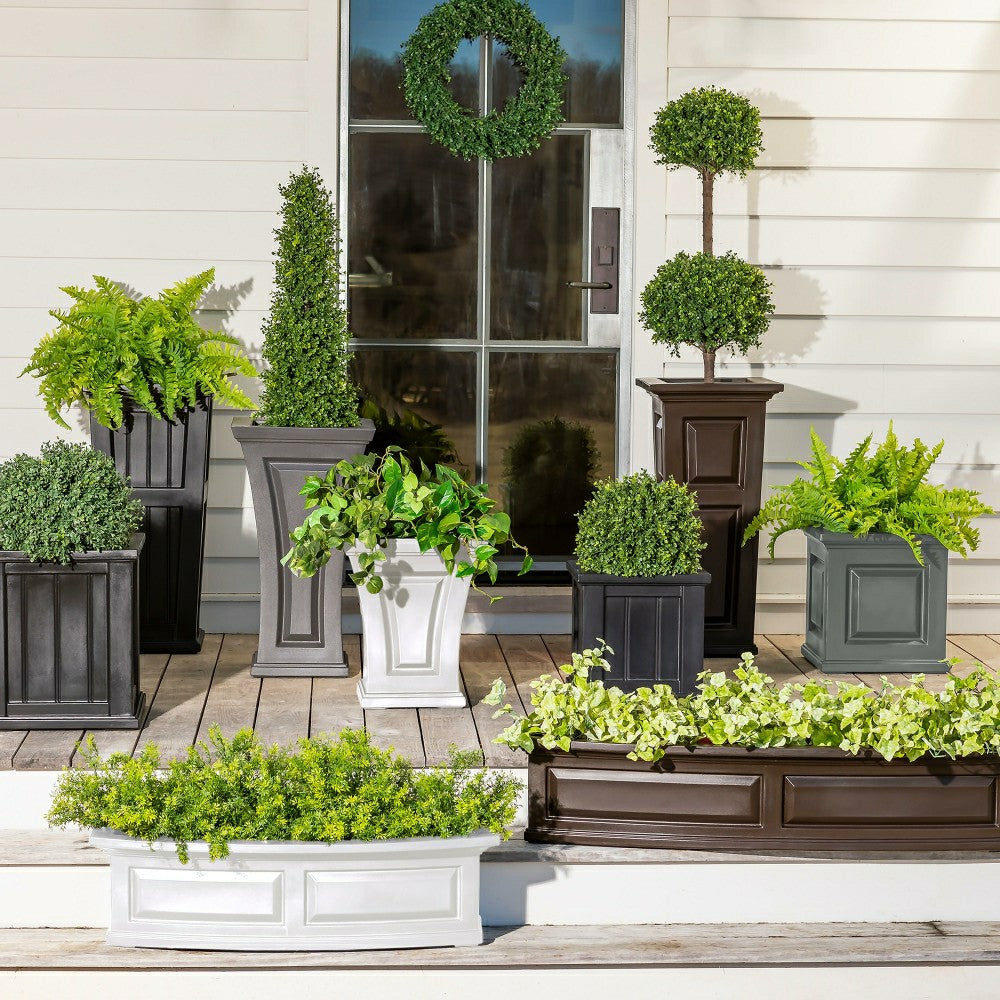 Plow & Hearth Chadwick Tall Self-Watering Planter, 32"H