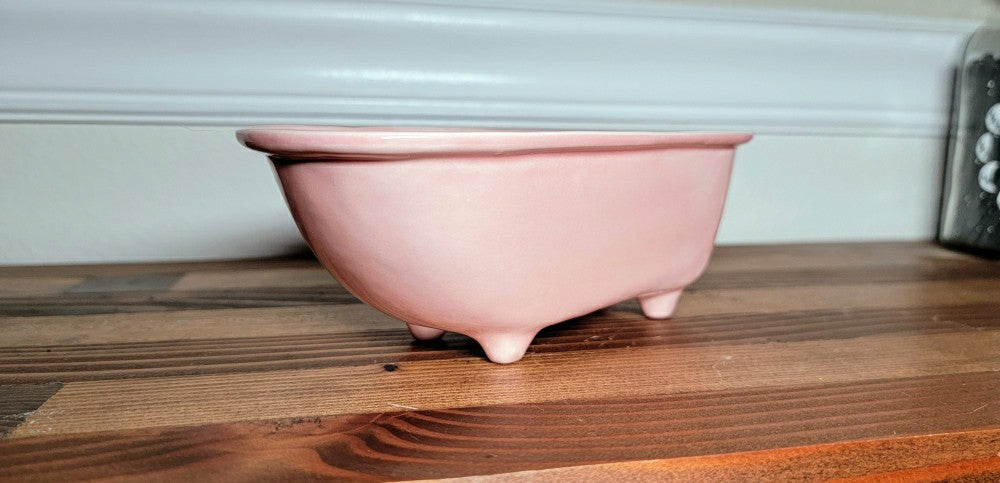 Plow & Hearth Medium Ceramic Bathtub Planter