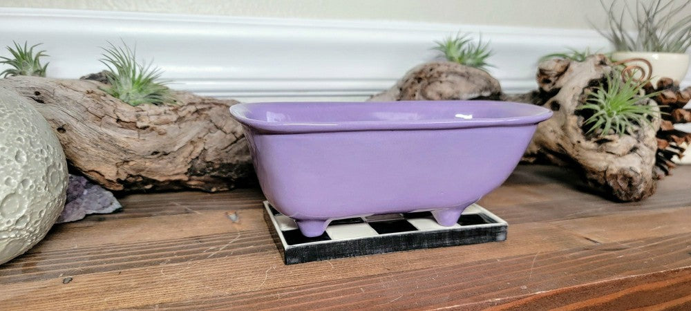 Plow & Hearth Medium Ceramic Bathtub Planter