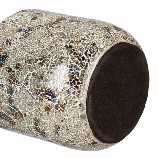 Plow & Hearth Season to Sparkle Planters, Mosaic Glass Planters, Nested Set of 2