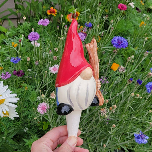 Plow & Hearth Hiking Gnome Watering Spike