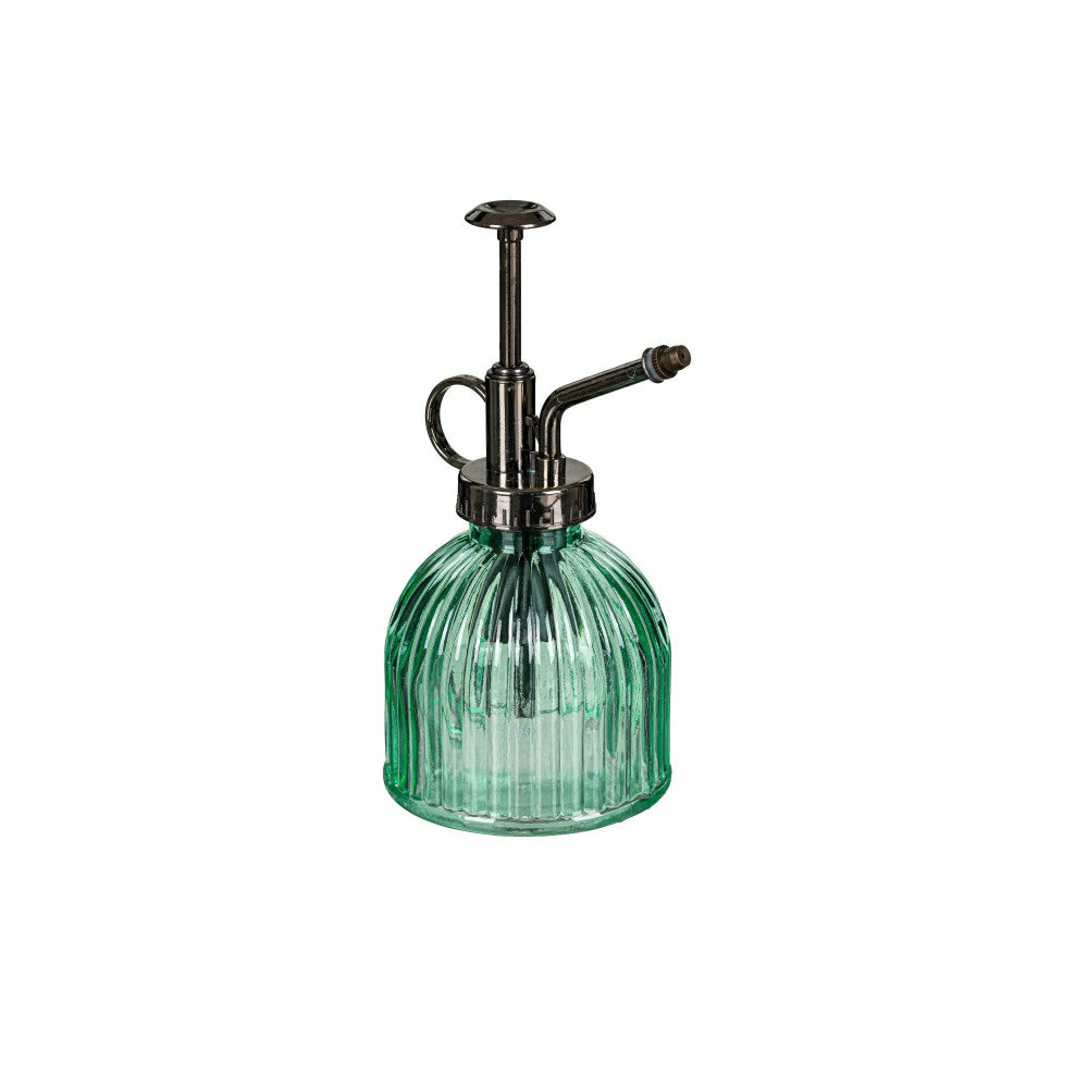 Plow & Hearth Glass Watering Set, including One Mister, One Watering Globe and 6 Pla