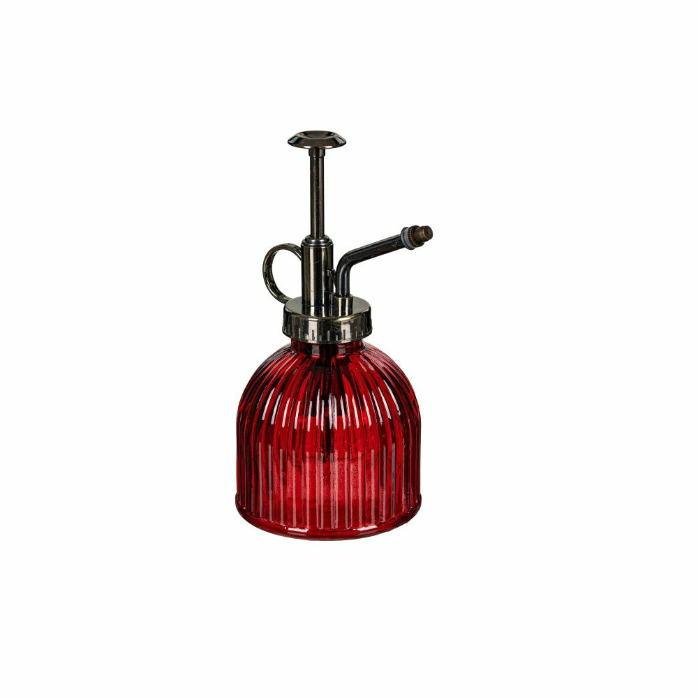Plow & Hearth Glass Watering Set, including One Mister, One Watering Globe and 6 Pla