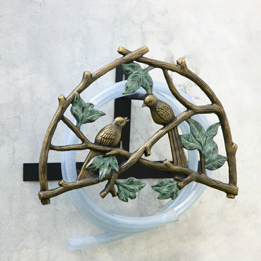 Plow & Hearth Lovebirds Hose Holder