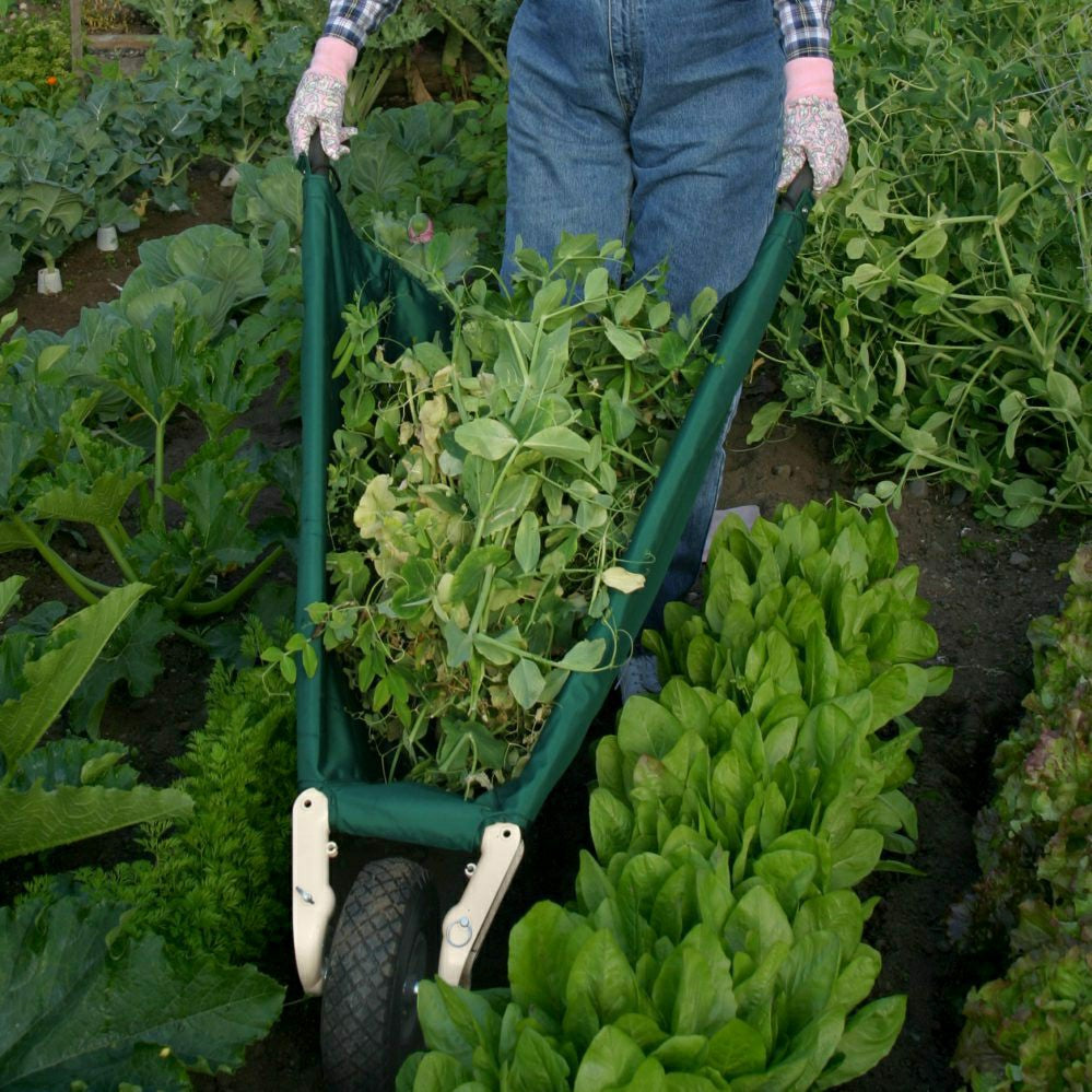 Plow & Hearth WheelEasy Foldable Garden Cart (Wheelbarrow)