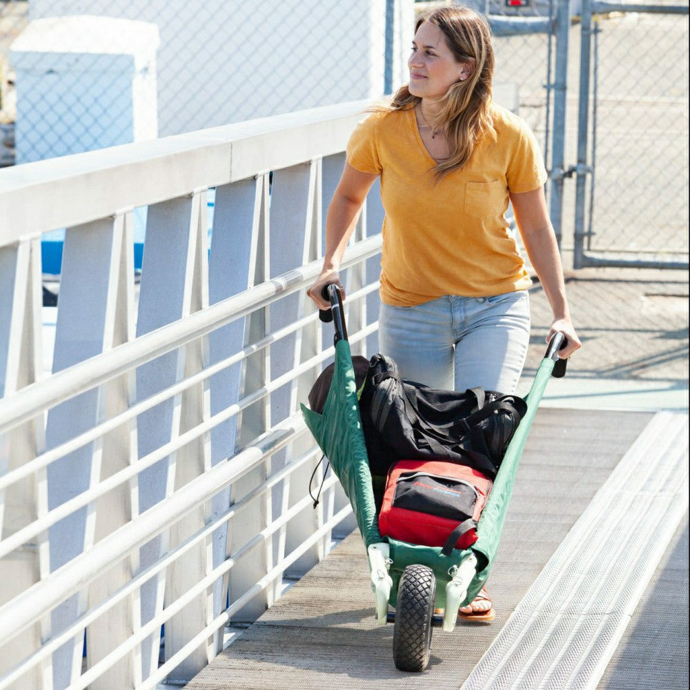 Plow & Hearth WheelEasy Foldable Garden Cart (Wheelbarrow)