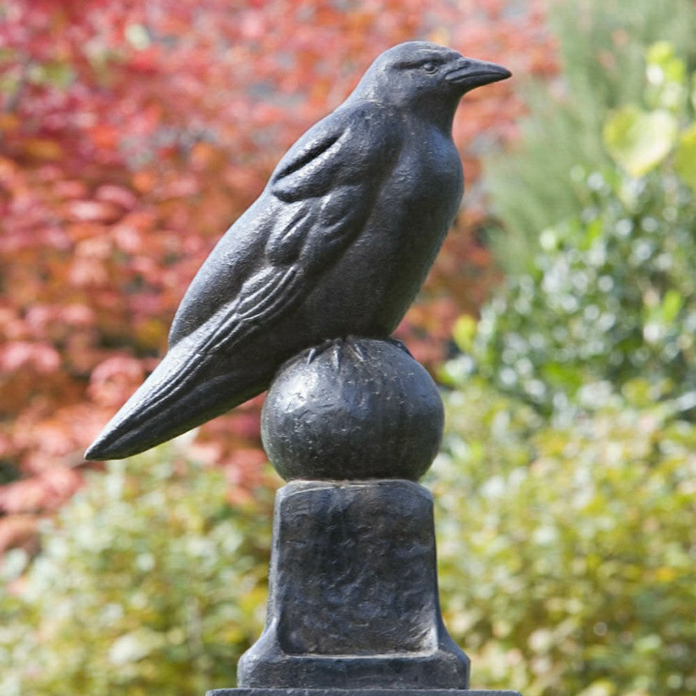 Plow & Hearth Raven Garden Statue