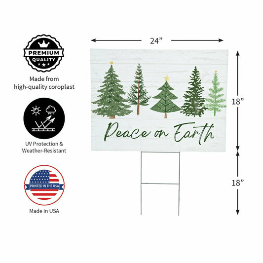 Plow & Hearth 24X18” COROPLAST YARD SIGN